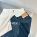 White Micro-elastic High-waisted Women's Jeans For Spring And Summer, Vintage Washed, High-end Blue Wide-leg Cropped_ecoleips.com