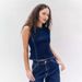 Women's Clothing Summer Fashion Casual Sleeveless High Waist Women's Suit Denim_ecoleips.com