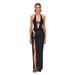 Women's Solid Color Halter Neck One Piece Swimsuit Sexy Bikini Set Style New_ecoleips.com