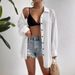 Women's Clothing New High End Sun Proof Shirt Drop Shoulder Bat Shirt_ecoleips.com