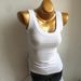 Summer Wide Shoulder Strap Slim Fit Women's Tank Top Sexy Wide Neckline Elastic U Neck Sleeveless T-Shirt in White_ecoleips.com