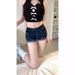 Low Waist Super Short Elastic Denim Shorts Women's Spring Summer New Sexy Spicy Slim Fit Butt Ultra Shorts Vintage Style_ecoleips.com