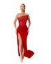 Women's Clothing Green Sequin Fairy Long Sleeveless Fashion One Piece Temperament Mid Length Evening Dress_ecoleips.com