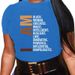 Summer European And American Cross-border Foreign Trade Plus-size T-shirt, Round-neck Casual Loose-fitting Short-sleeve_ecoleips.com