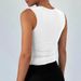 Women's Clothing Women's Sleeveless Vest Simple Solid Color Square Neck Slim Short Top Inner Layer For Girls For Formal & Casual For Women_ecoleips.com