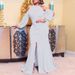 European And American Foreign Trade Women's Evening Gown Dress, High-waisted Halter Neck Off-shoulder Sexy_ecoleips.com