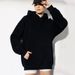 Trendy Oversized Hoodie – Women’s Long-Sleeve Pullover Sweatshirt | Streetwear Casual Top (15 Colors Available)_ecoleips.com