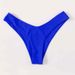 Women's Clothing New Solid Color Women's Sexy Split Bikini V Back Fashion Swimming Trunks Swimsuit_ecoleips.com