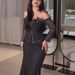 Women's Clothing Spring And Summerwomen's Clothing Sexy Inner Cape Mesh Hot Diamond Ball Evening Dress_ecoleips.com