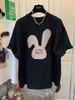 Women's Brushed Short Sleeve T-Shirt Fashionable Versatile Layering Thickening Ideal Student Top_ecoleips.com