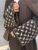 Verve Women's Muslim Clothing Abaya Hand-Embroidered Plaid Simple Dress Long Skirt Robe_ecoleips.com