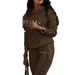 Women's Casual Hoodie Set Comfortable Long Sleeve Sweatshirt With Print For Autumn Season_ecoleips.com