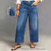 Retro Wide Leg Jeans for Women High Waist Distressed Loose Fit Slimming Large Pockets Casual Pants Straight Leg Cropped Versatile_ecoleips.com