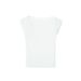 Slim-Fit Ribbed Short Sleeve Top With 3d Floral Pattern & Off-Shoulder Neckline For Women - Stretchy Comfort Daily Wear_ecoleips.com
