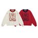T1132 High-end Street Style American Retro Women's Loose-fit Sweatshirt With Letter Pattern And Slimming Design, Round_ecoleips.com