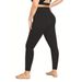 Women's Clothing Plus Size Winter Fleece Yoga Pants High Waist Tummy 1XL 5XL Winter Yoga Pants_ecoleips.com