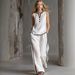 Women's Clothing Women's Elegant V Neck Black Trim Suit Sleeveless Simple Comfortable Spring Summer For Formal & Casual For Women_ecoleips.com