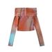 Spicy Girl Mesh Printed Off-Shoulder Long Sleeve Top Elegant Slim Fit Mermaid Skirt Set_ecoleips.com