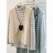 Fashionable Elegant Knitted Vest Women, Autumn Winter French Style, Simple And Stylish, Suitable For Layering As An_ecoleips.com