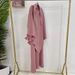 Women's Clothing Dubai Turkish Solid Color Dress With Headscarf Lr591+Hj907_ecoleips.com