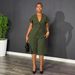 Women's Clothing Elegant Commuter Two Piece Set With Raglan Sleeves Slim Waist And Tie Waist Pants For Formal & Casual_ecoleips.com
