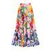 Women's Clothing Swimsuit Deep V Neck Lantern Long Sleeved Seaside Holiday Printed One Piece Swimsuit Suit_ecoleips.com
