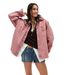 Women's Casual Versatile Denim Jacket European And American Style Pocket Side Slit Design_ecoleips.com
