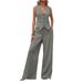 Women's Clothing New Fashion Vest Trousers Collage Stitching Leisure Suit X1885_ecoleips.com