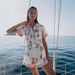 Women's Clothing Temperament Elegant Lace Linen Cardigan Shirt Jumpsuit_ecoleips.com
