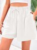 2025s 2025 Summer New Women's Beach Casual Fashion Elegant Versatile Shorts For Women_ecoleips.com