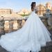 Light Wedding Dress Fairy Forest Style Sexy Thin V Neck Long Sleeved Trailing Retro Runaway Princess French European American Bride_ecoleips.com
