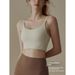 Lycra Yoga Vest Outdoor Sports For Women, European American Running Fitness Wear, Shockproof Bra With Thin Straps And_ecoleips.com