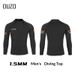 Aria Basics 1.5mm Thermal OUZO Two-Piece Diving Full Set For Men And Women Long Sleeve Cold-Proof Sun-Proof Surfing Suit_ecoleips.com