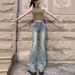 Retro Hong Kong Style Stretch Flared Jeans For Women 2025 New Model Petite High-Waisted Slim Fit Versatile Plus Size_ecoleips.com