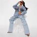 Women's Clothing Autumn And Winter New Street Trend Detachable Concealed Button Design Irregular Jeans High Waist Straight Trousers_ecoleips.com