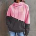 Women's Fleece Lined Hooded Sweatshirt Casual Loose Drawstring Print Design American Style Hot Selling Autumn Winter Clothing_ecoleips.com