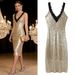 Women's Sequin & Lace Party Dress – Glamorous Bodycon Midi Dress With Sheer Sleeves For Evening & Special Occasions_ecoleips.com