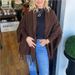 Oversized Batwing Fringe Shawl Cardigan – Lightweight Knit Cover-Up For Women (9 Colors, One Size Fits Most)_ecoleips.com