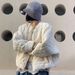 girl Light Jacket Velvet Cotton Coat For Women 2025 Winter New Small Short Diamond Pattern Top Fashion_ecoleips.com
