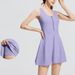 Zippered Sports Dress - Anti-Slip Running Skirt With Built-In Shorts Breathable Workout Dress For Women Gym To Street Versatile Athletic Wear_ecoleips.com