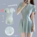 New Women's One-Piece Swimsuit High Elasticity Thermal Spring Bathing Suit Tummy Control Suitable For Swimming And Water Sports_ecoleips.com