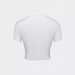 American Retro Basic Letter Short Sleeved T Shirt, Summer Women's Sexy Slim Fit, Off Shoulder, Cropped Top, Versatile._ecoleips.com