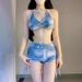 Sanya Women's Three Piece Swimsuit Slimming Tummy Concealing Sexy Hot Springs Conservative Style_ecoleips.com