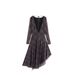 Women's Clothing Autumn New Women's Fashion Retro Plaid Pleated Tulle Dress 5039 284_ecoleips.com