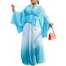 Women's Clothing Autumn Large Size Fashion Elegant Bat Sleeve Top Gradient Color Skirt Two Piece Set_ecoleips.com