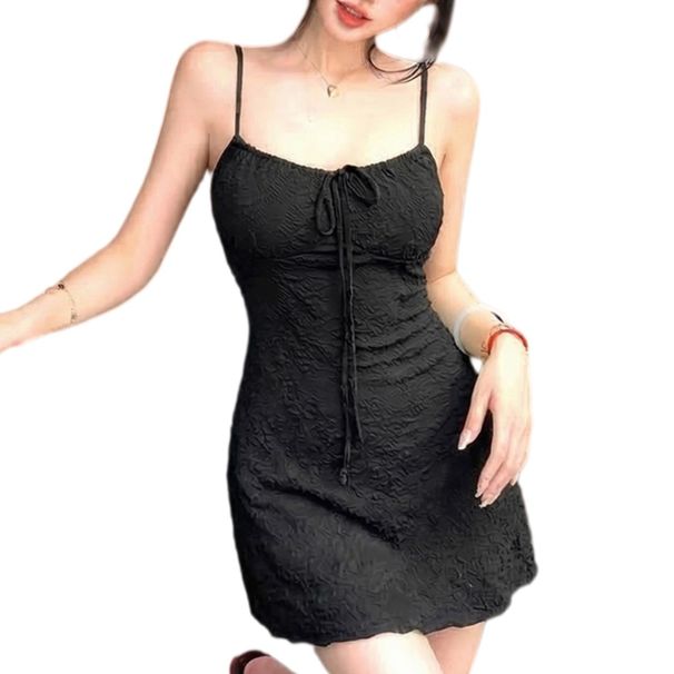 Women's Sweet Green Halter Belted A-Line Mini Dress – Vintage Resort Summer Gown_ecoleips.com