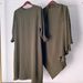 2025 New Loriya Dubai Turkey Solid Color Women's Fashion Two-Piece Set_ecoleips.com