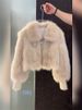 Women’s Fluffy Faux Fur Short Coat – Plush Lapel Collar Jacket | Fox & Mink-Like Luxe Outerwear For Winter & Fall_ecoleips.com