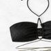 Women's Sexy Solid Color Bikini Set - European & American Style High Waist Swimsuit For Beach & Hot Spring_ecoleips.com
