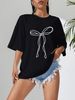 Women's Casual round Neck Short Sleeve T-Shirt Multi-Color Solid Loose Printed Top European American Style Fashion Sports_ecoleips.com